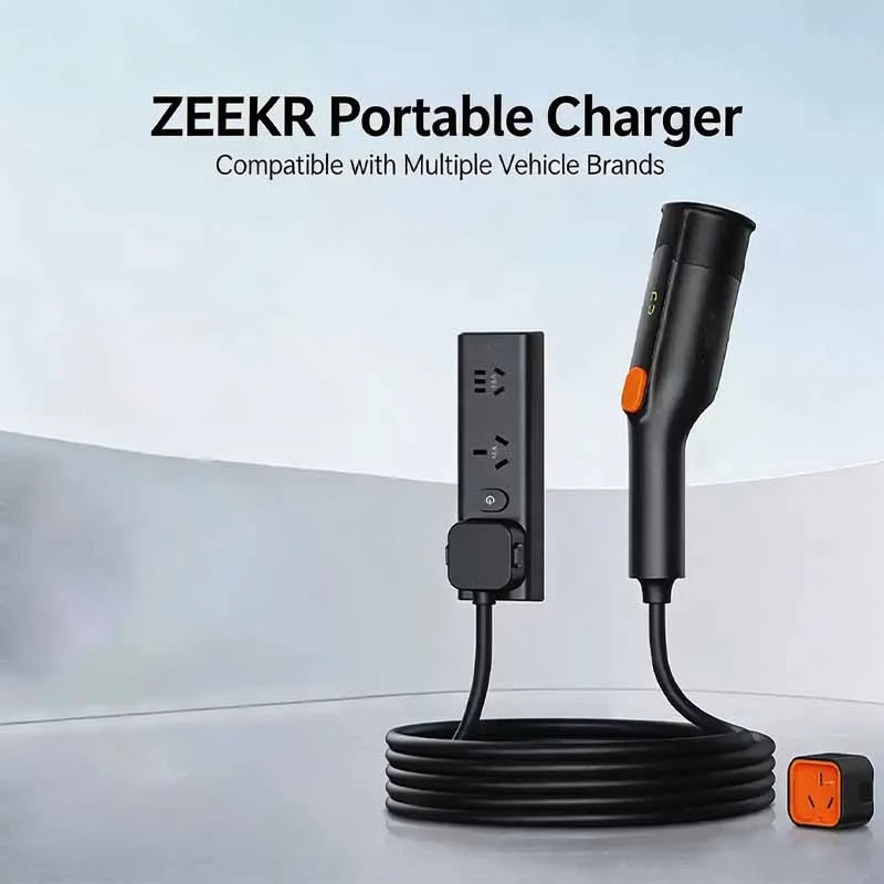 For ZEEKR & More EV Models Portable Home Bidirectional Charging Gun Integrated Charge Discharge EV Accessory