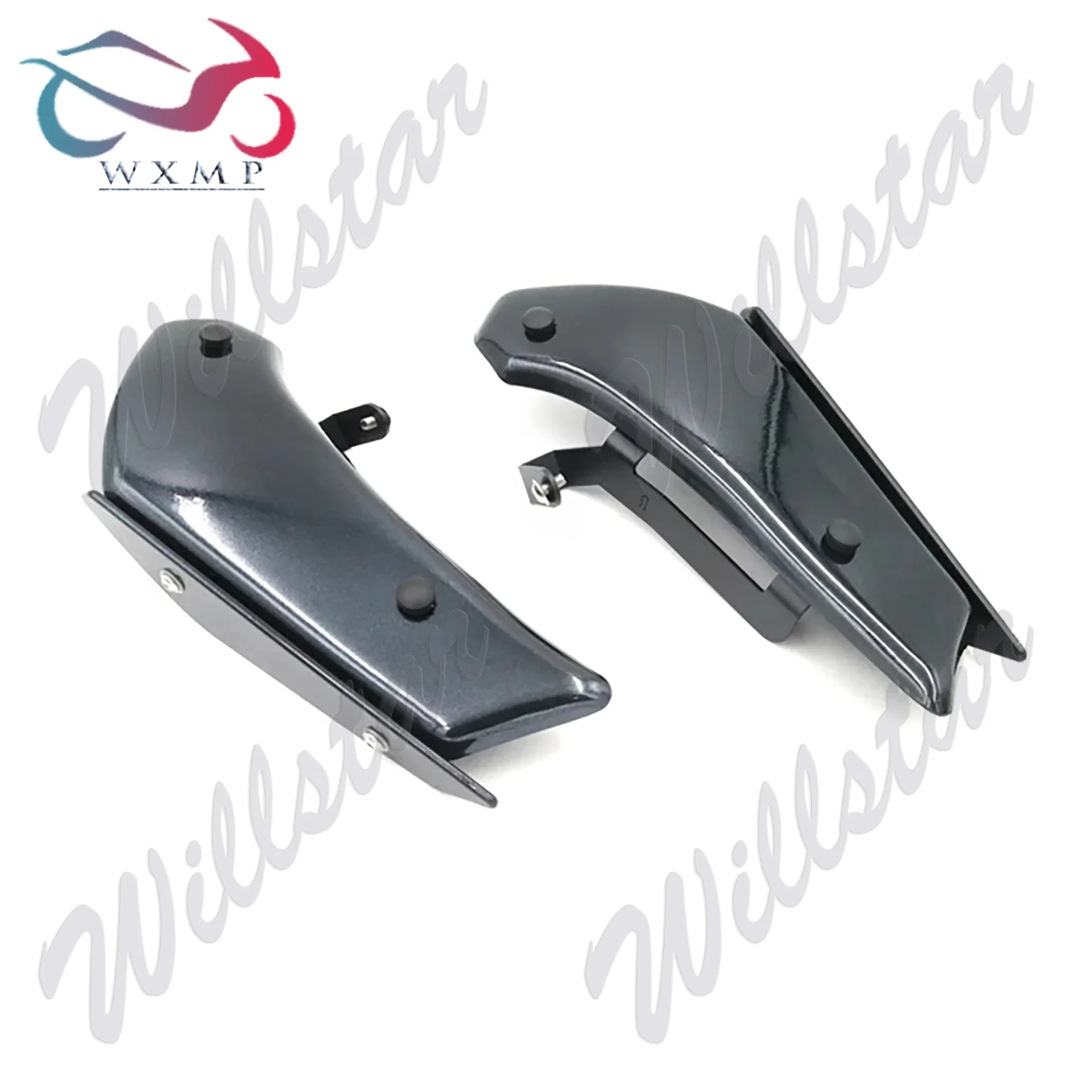 

Front Aerodynamic Winglets ABS Plastic Laset Paint Windshield Fairing Wing For BMW S1000RR 2015 - 2018