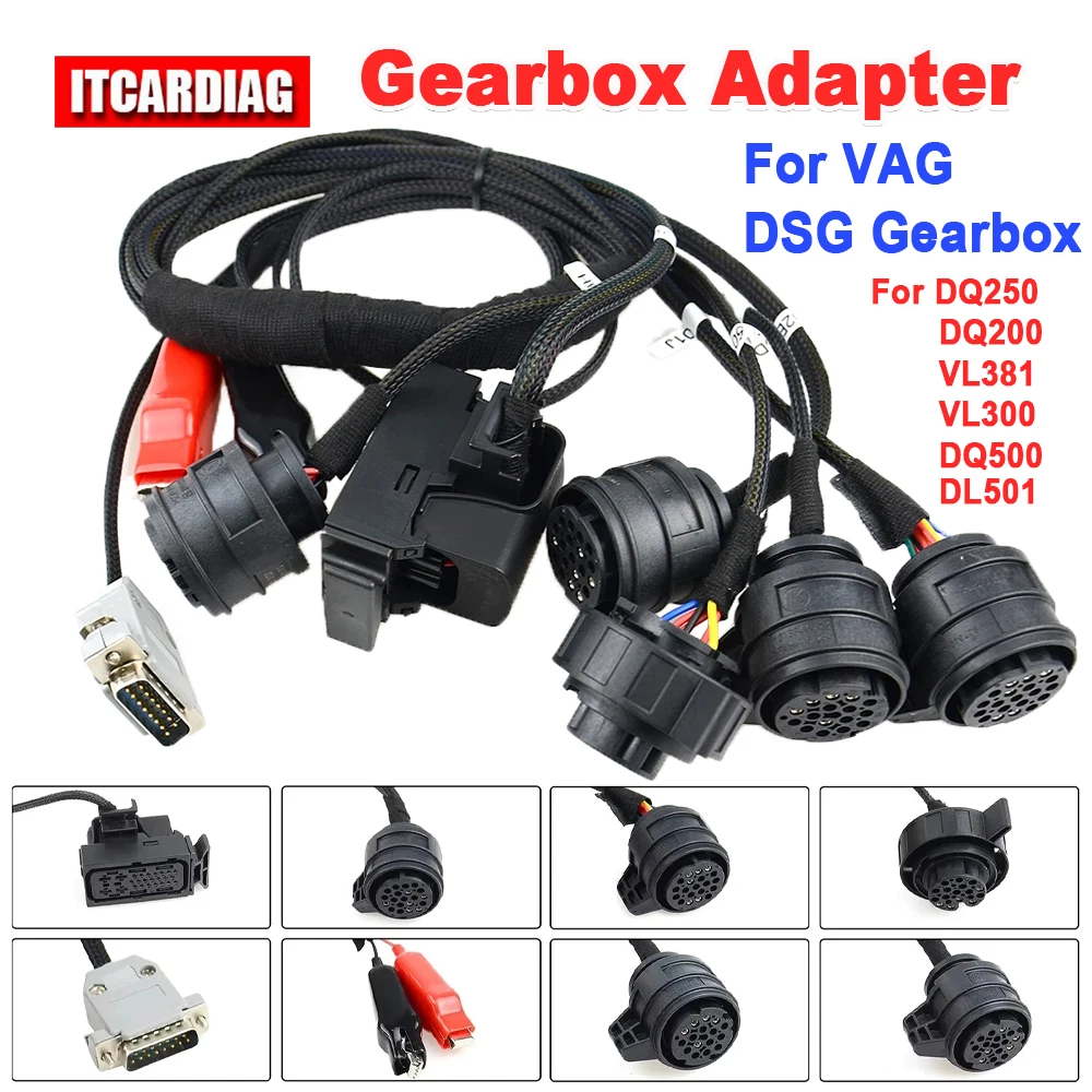 

For VAG DSG Gearbox Adapter Cable For Audi For V-W- Read and Write Programmer For DQ250 DQ200 VL381 VL300 DQ500 DL501
