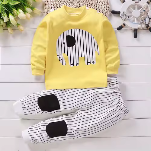Kids Clothes Children Sets Children's Clothing Boys Girls CottonAutumn winter Clothing Pants Sleepwear Underwear Christmas Gift - Image 10