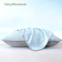 2pcs Cooling Pillowcases for Hot Sleepers - Breathable & Soft Lightweight Beige Summer Bedding with Envelope Closure