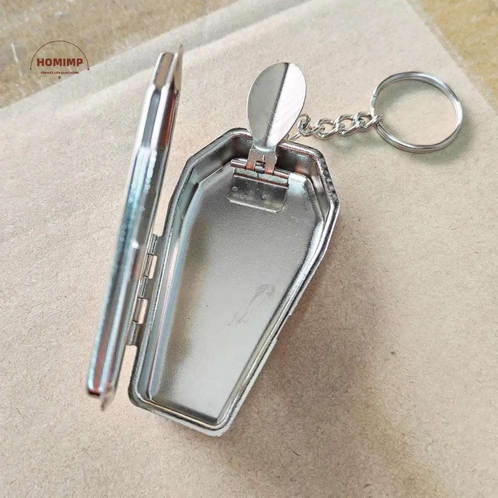 

Dust Tray Mini Casket Ashtray Portable Stylish Pocket Ashtray Metal Windproof Smoking Ash Organizer Husband