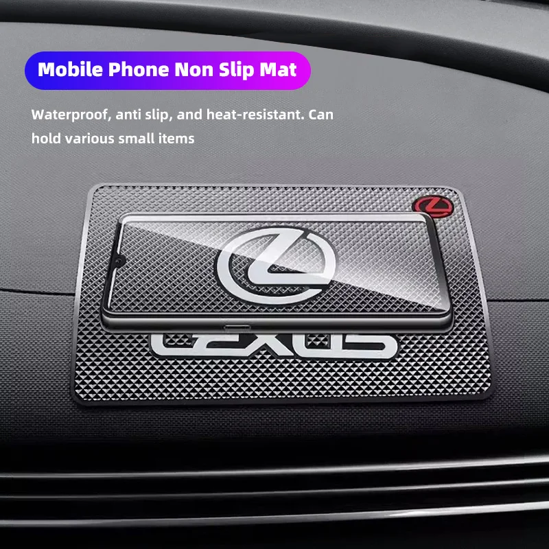 لوحة سيارة سجادة ضد الإنزلاق لزجة بطانة حماية من السيليكون لكزس F-SPORT ES RX NX LS UX LM LX GX LC RZ IS CT GS RC HS SC TX LBX IS300