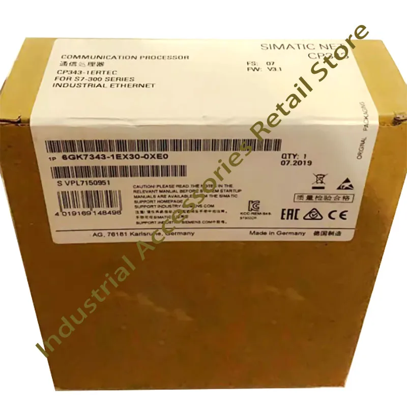 New Original  6SE6400-0EN00-0AA0 6GK7343-1EX30-0XE0  One Year Warranty Warehouse Spot Fast Delivery