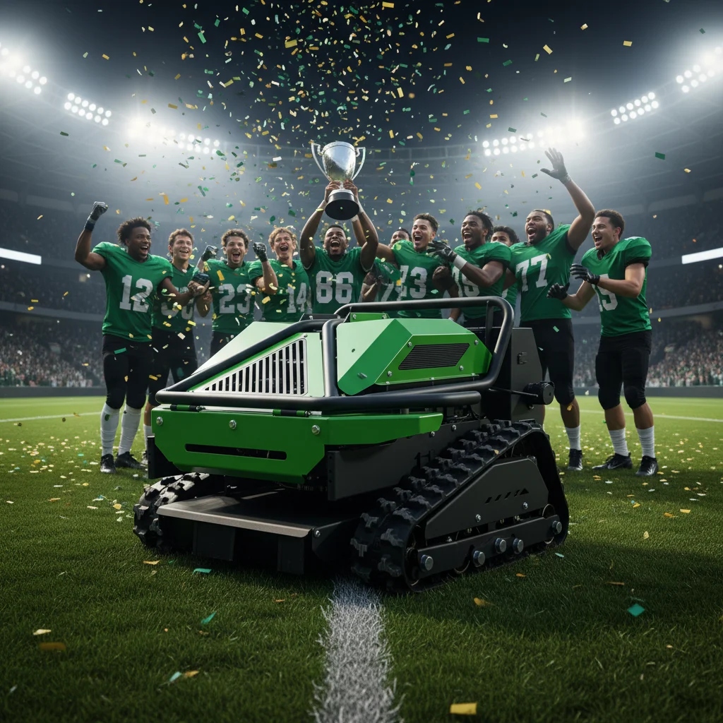 

All Terrain Remote Control Mower Crawler Type Grass Cutter for Residential and Agricultural Use