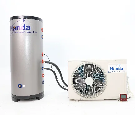 150L Split Air Source Heat Pump Split System Home Pool Hotel Hot Water Heating Unit Energy Saving Outdoor Project Domestic Water
