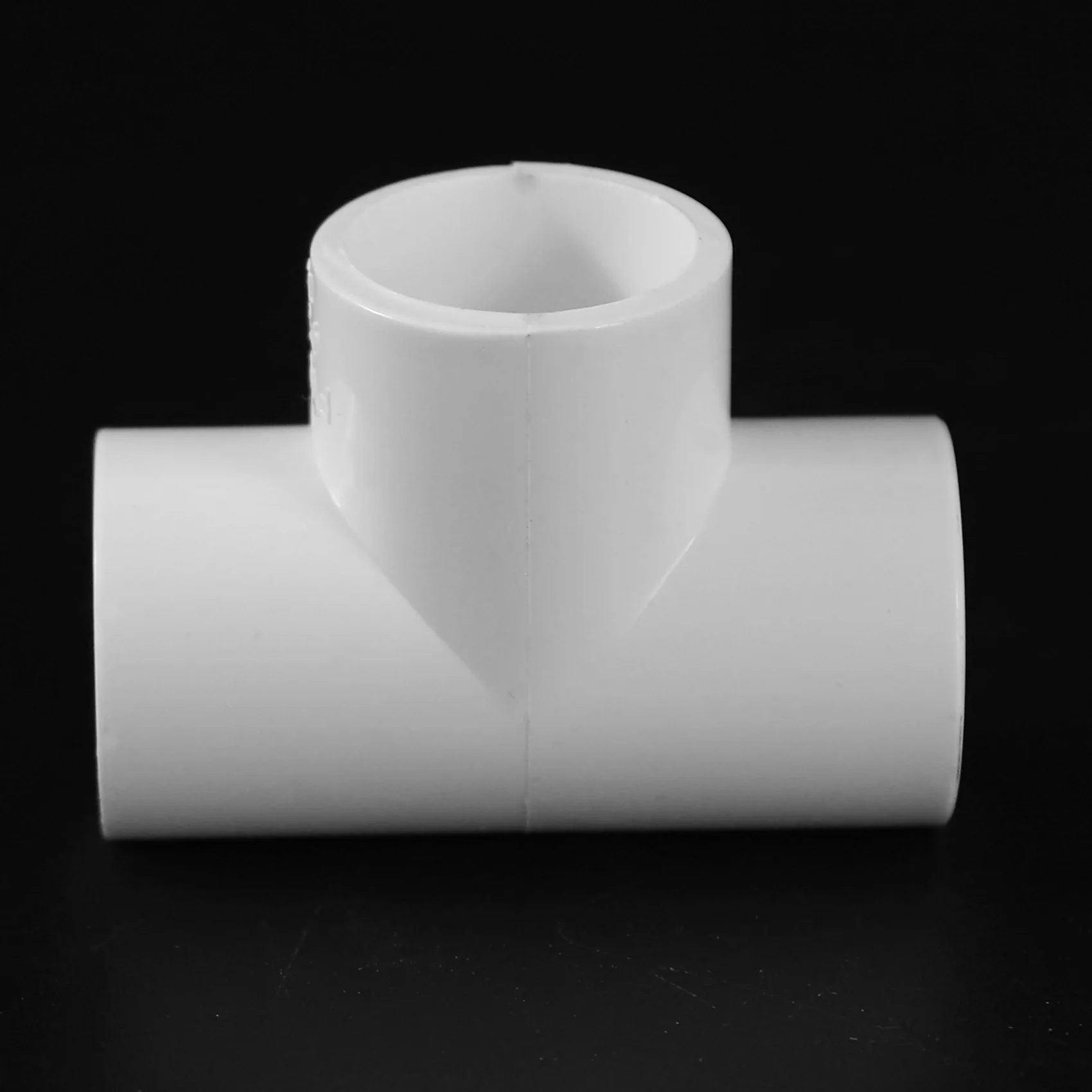 A39M 20Mm PVC Tee 3 Arah Pipa Air Tabung Adaptor Konektor Putih 10 Buah