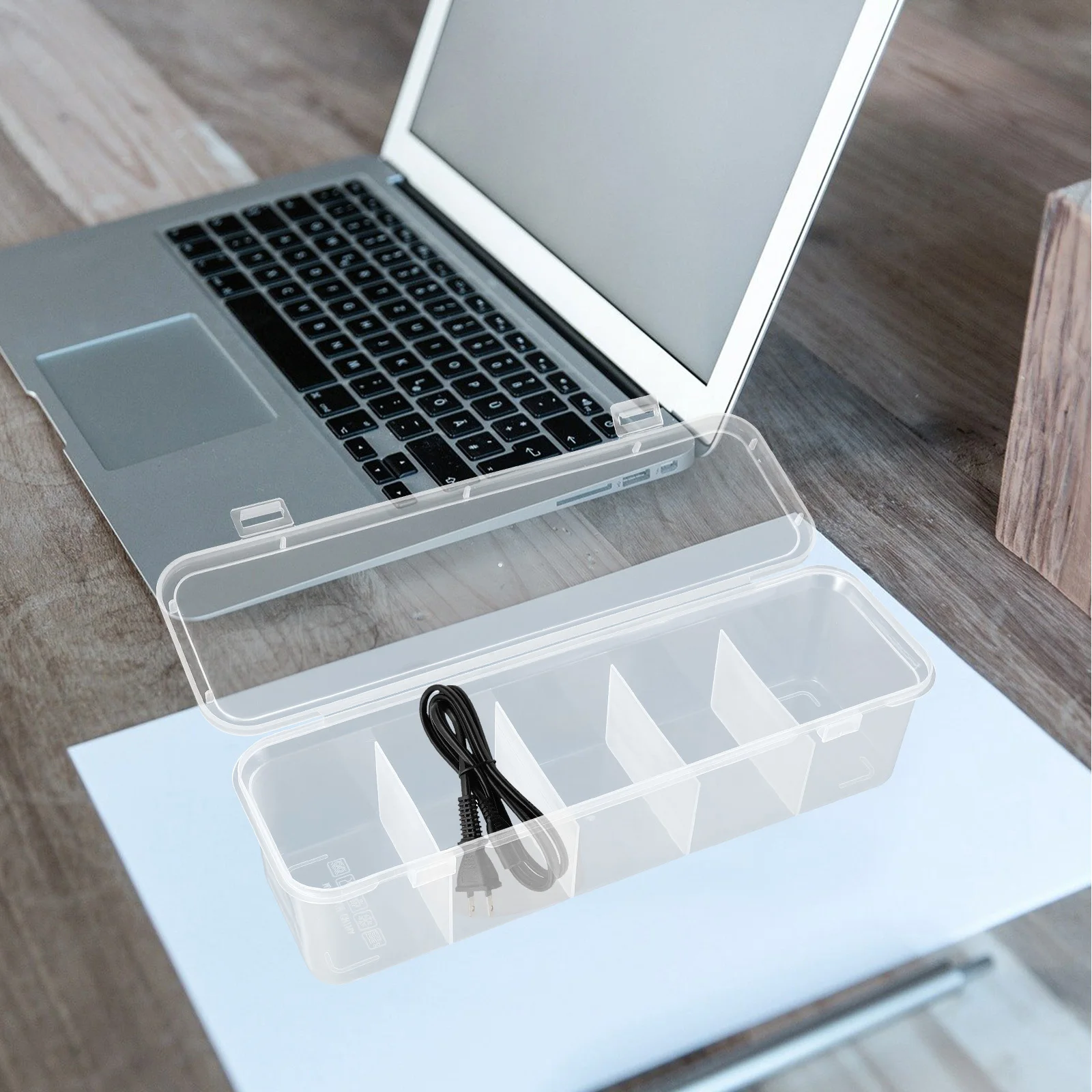 3 قطع صندوق تخزين إكسسوارات الشعر مع مقصورات متعددة لتنظيم أربطة الشعر ومشابك الأقواس والكابلات المحمولة #1