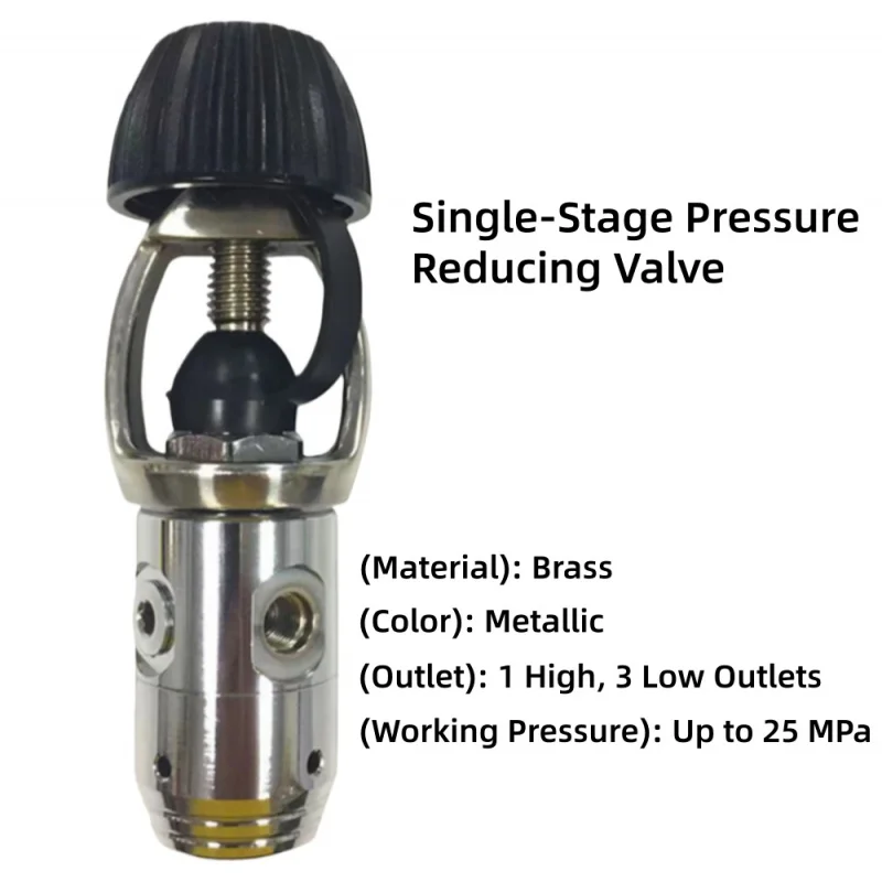 

Compact Dive Regulator for Scuba Diving Cylinder with Copper Breathing Valve 2nd Stage Regulator