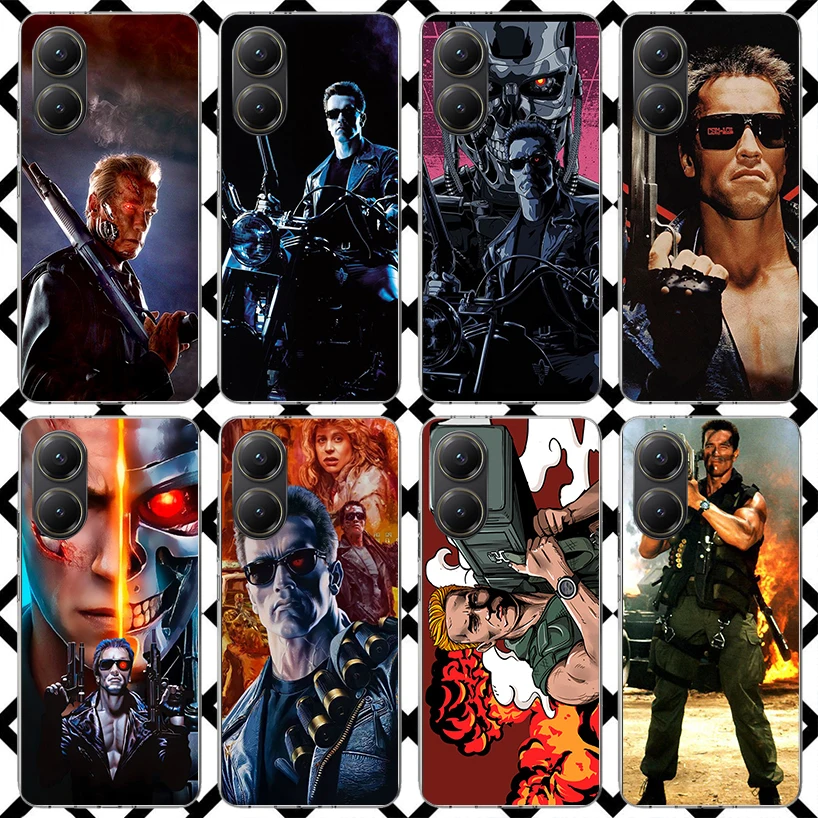 Чехол для телефона Arnold Schwarzenegger Terminator для Xiaomi Poco F7 Ultra X7 X6 X5 Pro X4 Gt M8 M7 Redmi 15 15C 13 13C 12 12C Soft Co