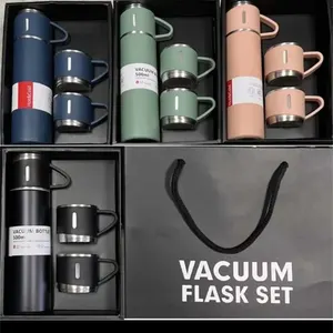 304 طقم أكواب معزول من الفولاذ المقاوم للصدأ ، زجاجة مياه محمولة مع 3 أغطية ، مناسبة للتخييم في الهواء الطلق ، طبقة مزدوجة ، 3 قطع ، مجموعة أفضل 10 زجاجات مياه مبيعا مع ساعات - رقم 9