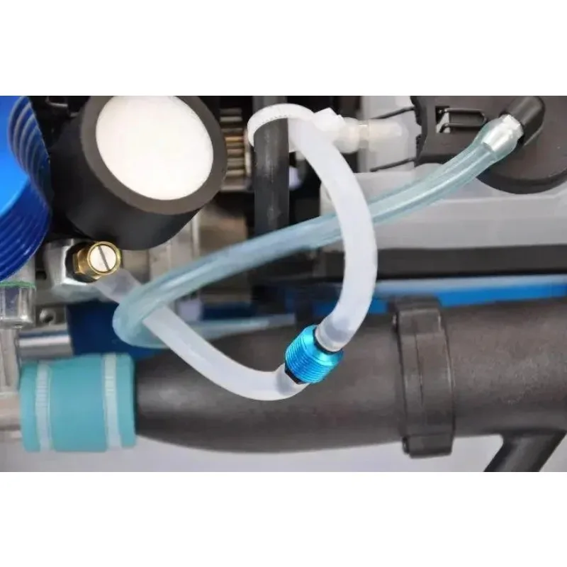 Universele metalen oliekoelers Aluminium Brandstoftank Luchtkoeler Onderdelen 1/10 Brandstoffilter voor HSP 94122 94188 RC Auto