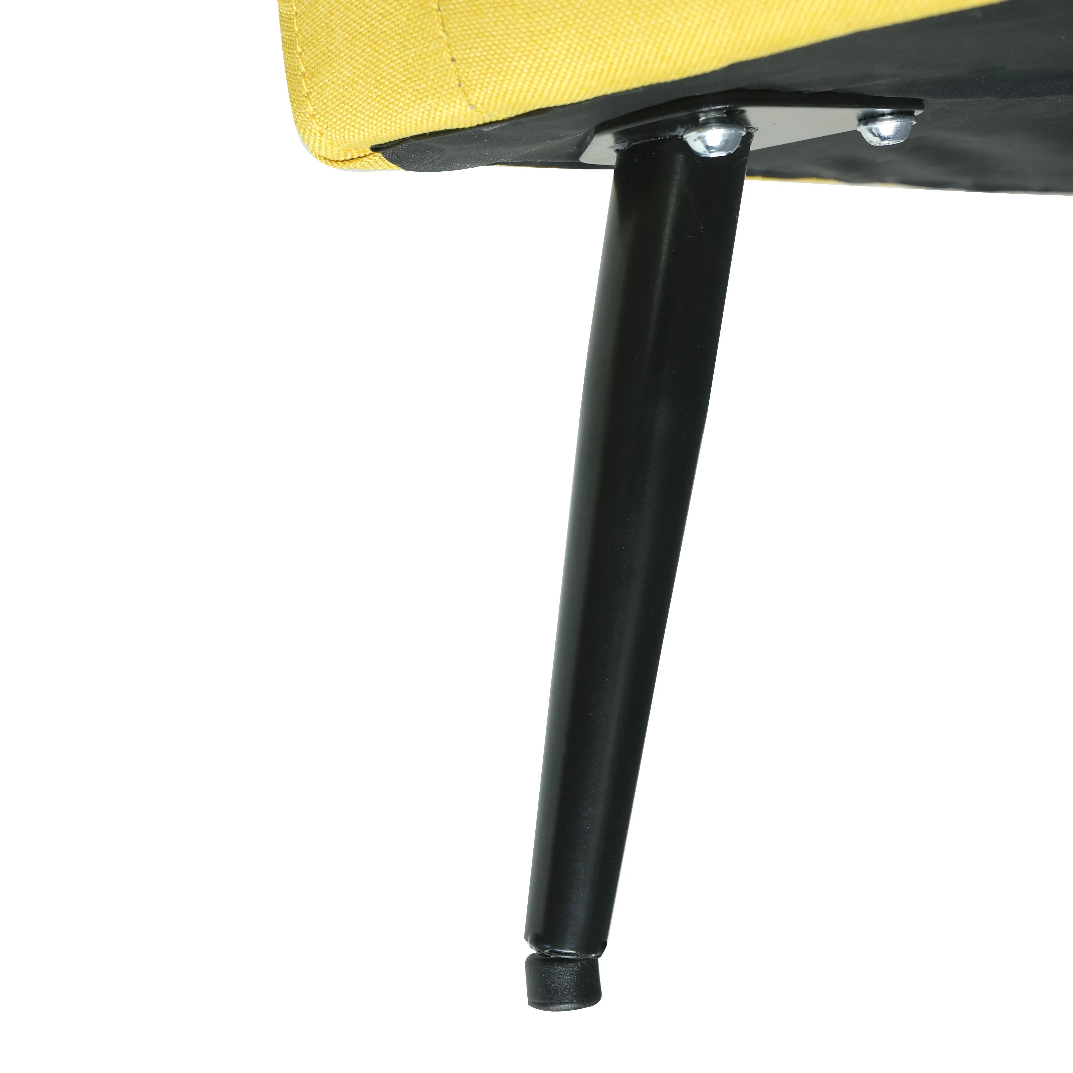 For Luxury Modern Single Sofa Chair Velvet Upholstered Leisure Chair Living Room Bedroom Hotel with Four Metal Legs
