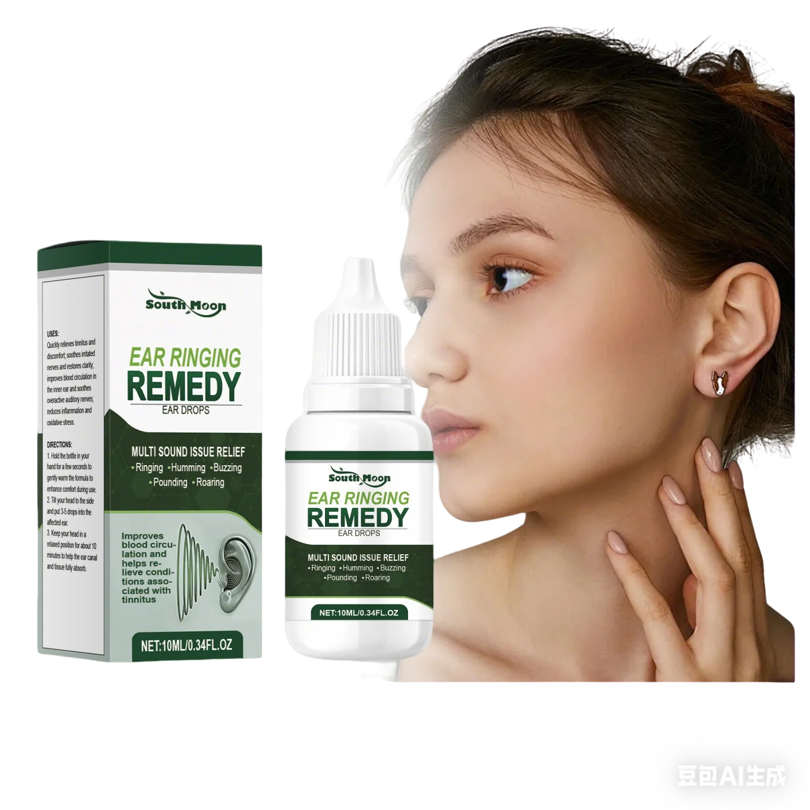 Ear Care Herbal Drops Improved Ear Health Protect Hearing Alleviate Ear Ringing Deafness Discomfort Remove Earwax Otitis Care