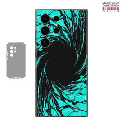 Colorful Decal Skin for Samsung Galaxy S26 S24 S23 S25 Ultra Plus S24Ultra Back Screen Protector Cover Wrap Stones Sticker