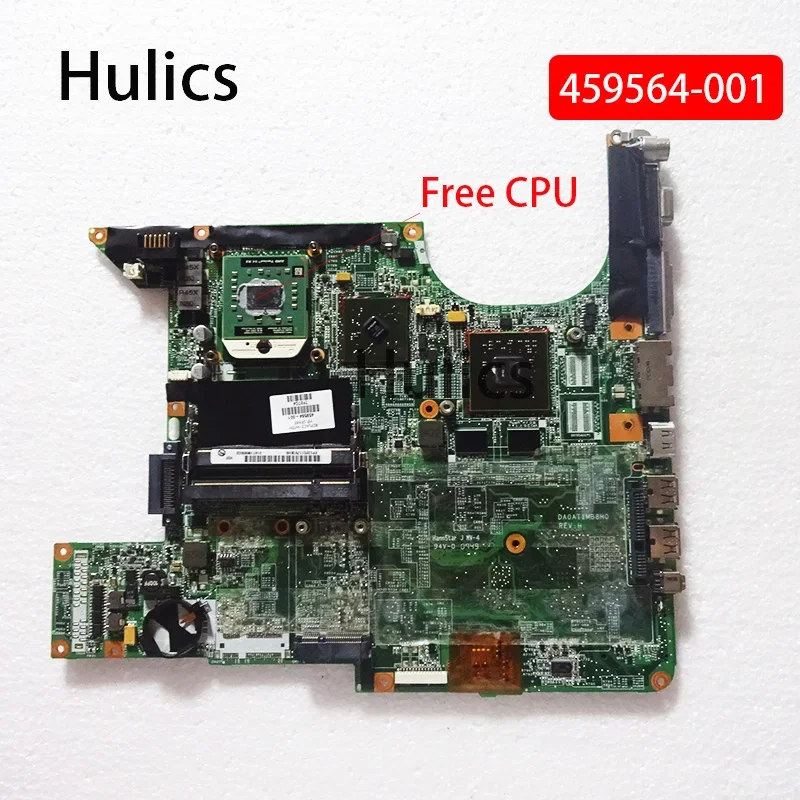 Hulics Used 459564-001 Fit For HP PAVILION DV6000 DV6500 DV6700 Laptop Motherboard With Graphics G86-730-A2  FREE CPU