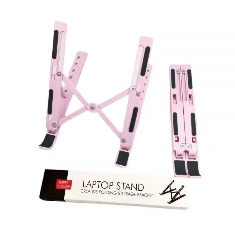 New laptop stand N3 foldable vertical plastic portable heat dissipation lifting table stand