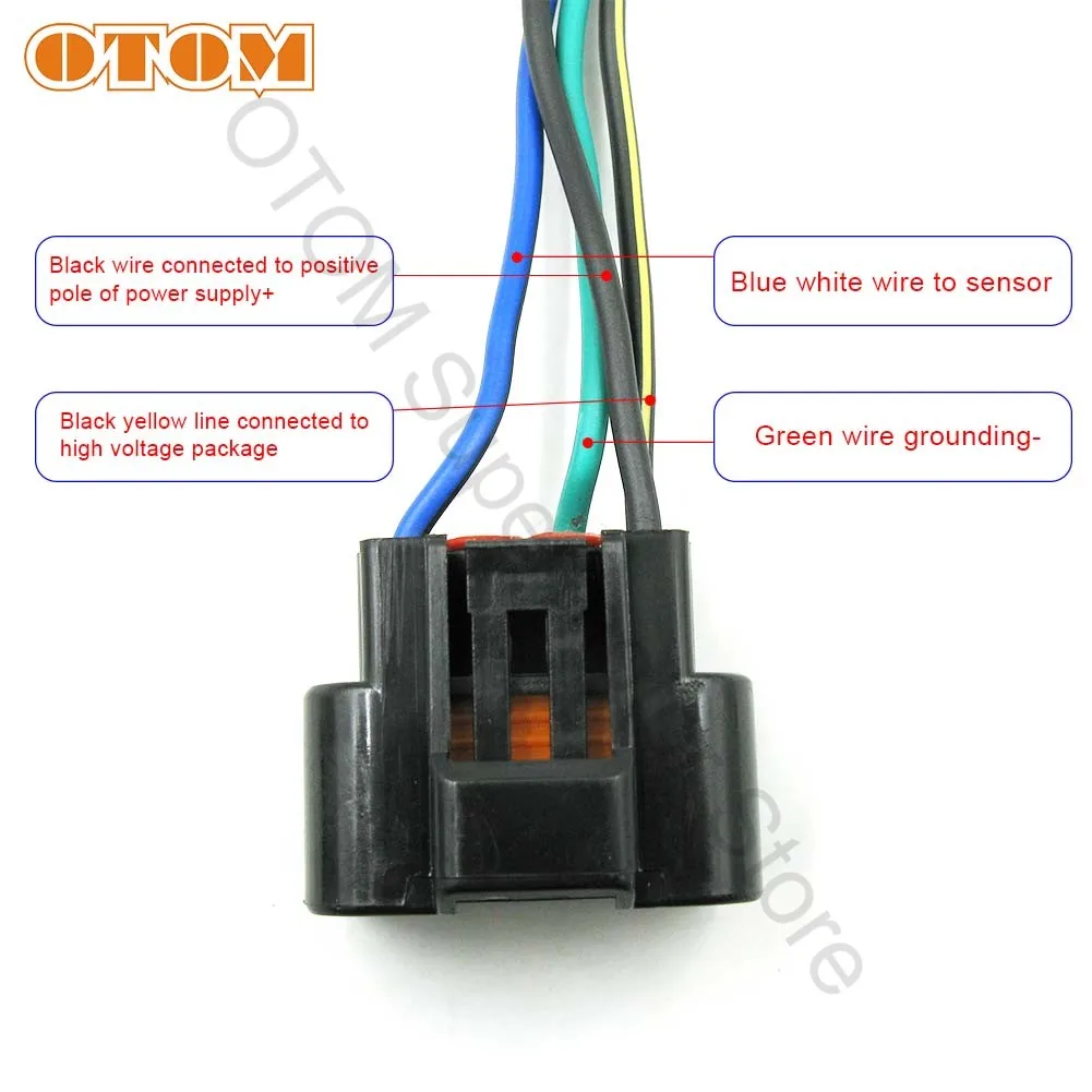 For ZONGSHEN ZS177MM ZS194MQ-2 Motorcycle Igniter Plug 8 Pin Ignition Engine Connector CDI KAYO BRZ GR MOTOLAND AVANTIS HENGJIAN