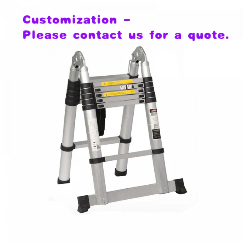 custom.Modern Design 3.8m Aluminum Multipurpose Telescopic Extension Step Ladder Domestic Combination Ladders & Frame Ladders