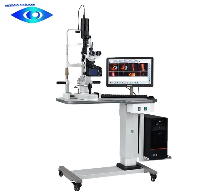 Holavision 5 Magnification With Slit Inclination and Eight Filters Slit Lamp Bl88 Slit Lamp Microscope for Top Quality