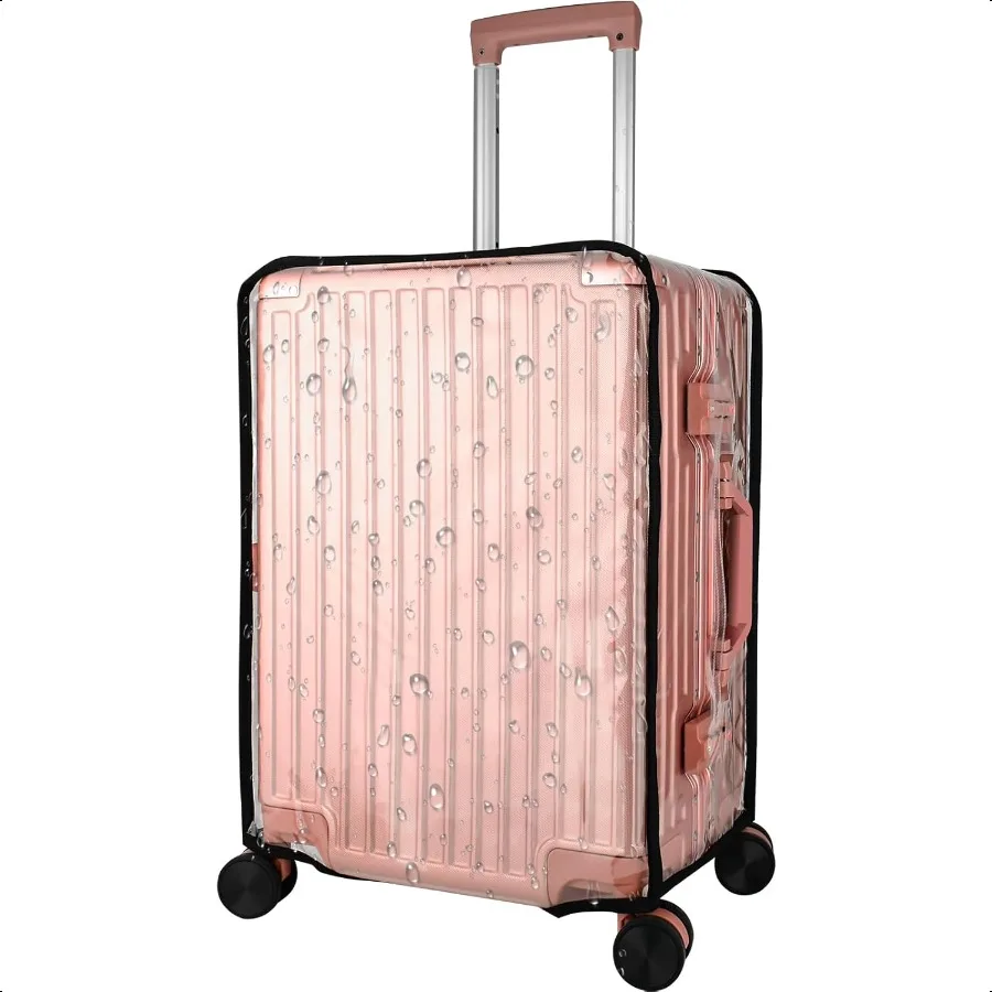 

Clear PVC Lage Cover Protector Waterproof Plastic Suitcase Cover 20 24 28 Carry On Lage Protector Suitcase Cover 24