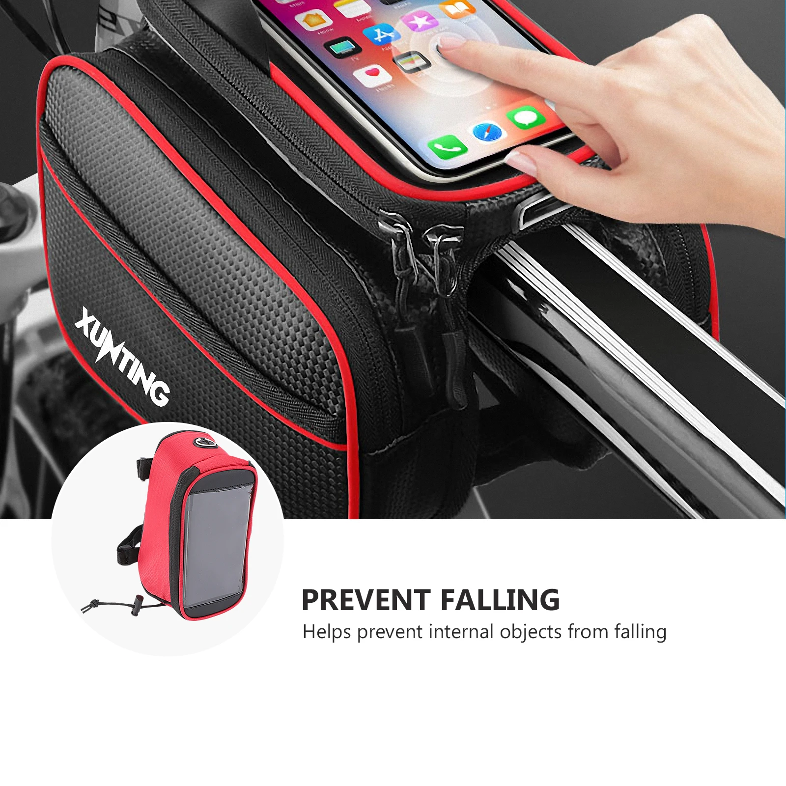 

phone bag bike waterproof phone case frame bag frame phone bag bike tube bag
