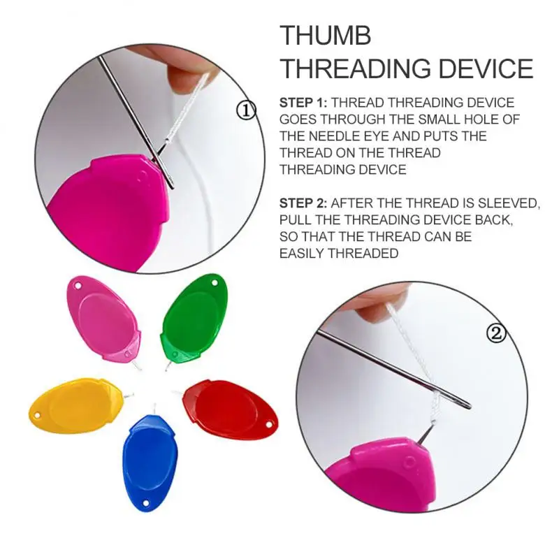 20/50Pcs Easy Automatic Needle Threader Elderly Guide Needlework Accessory DIY Home Hand Machine Sewing Tools