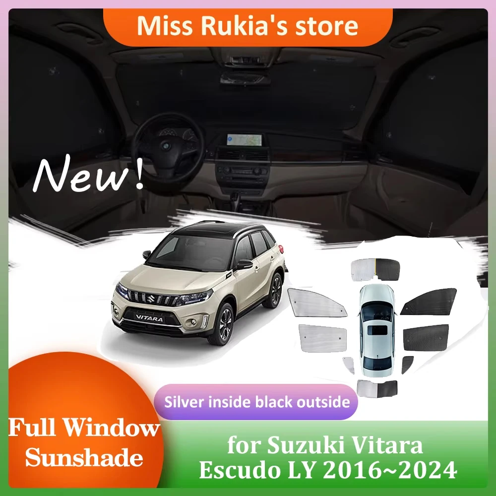 

Car Sunshades for Suzuki Vitara Escudo LY 2016~2024 2017 Roof Windows Sun Visor Windshield Pad Curtain Sunroof Cover Accessories