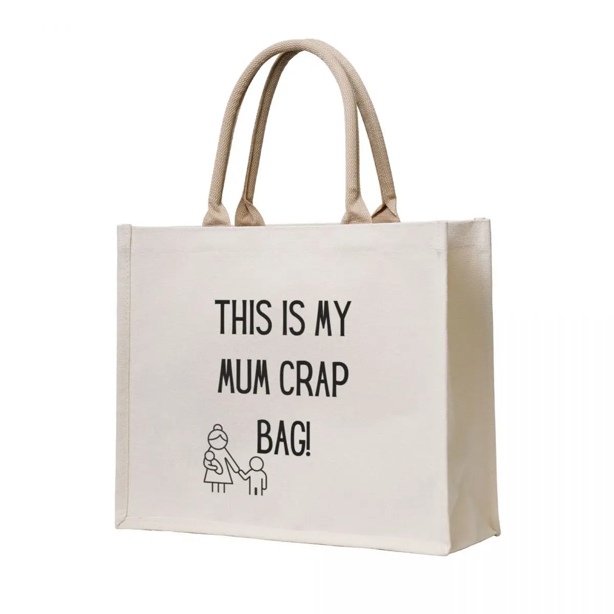 

This is my mum crap bag! Tote Bag Women's shopper bag personalized tote bag Candy bags Women bags