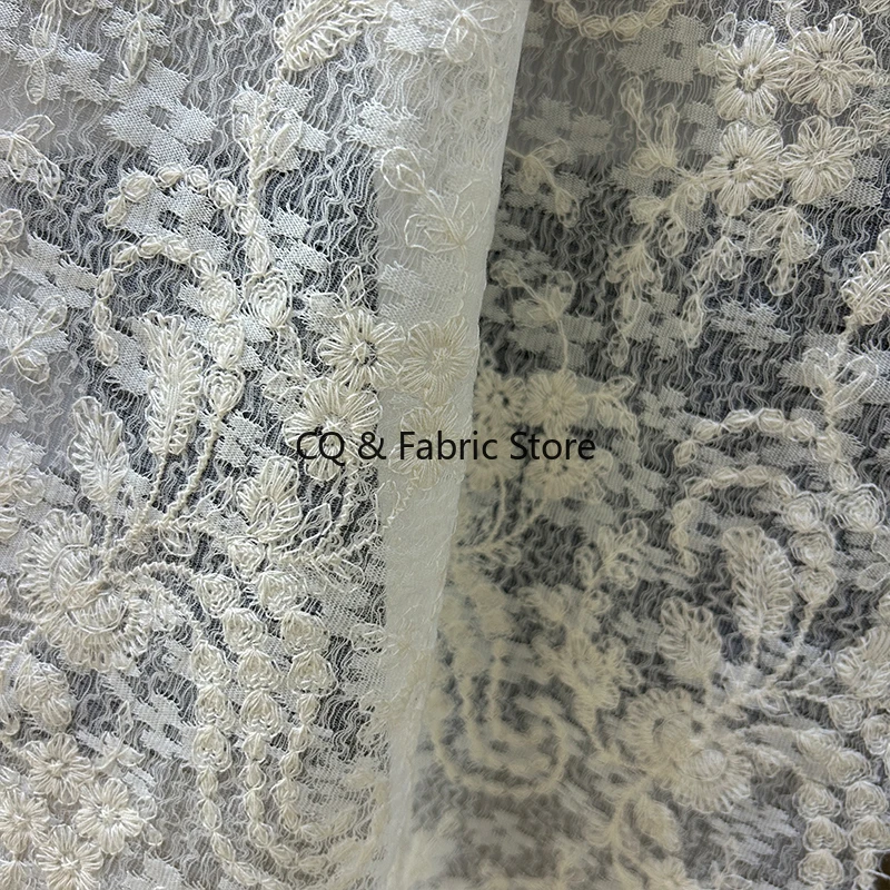 

Тяжелая вышивка, винтажное кружево, оригинальная хлопковая нить, вышитая жаккардовая ткань, текстурированная сетка, материал одежды