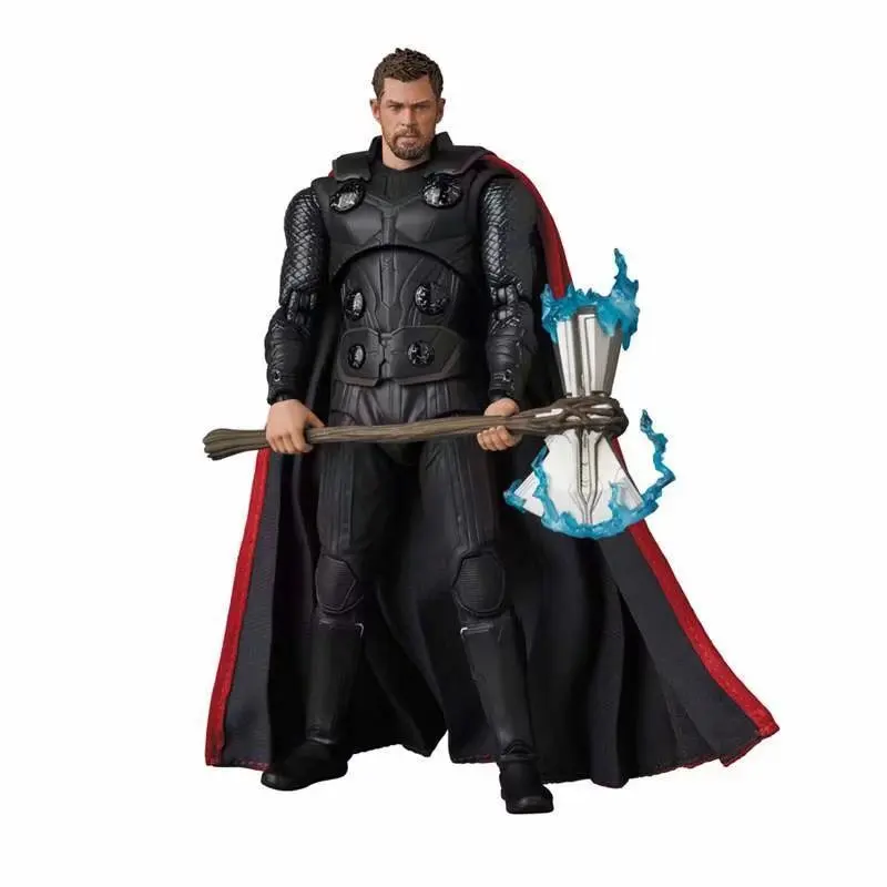 16cm anime deus do trovão thor mobilidade conjunta figura de ação pvc modelo estátua brinquedos boneca decoração mesa presentes colecionáveis encaixotado
