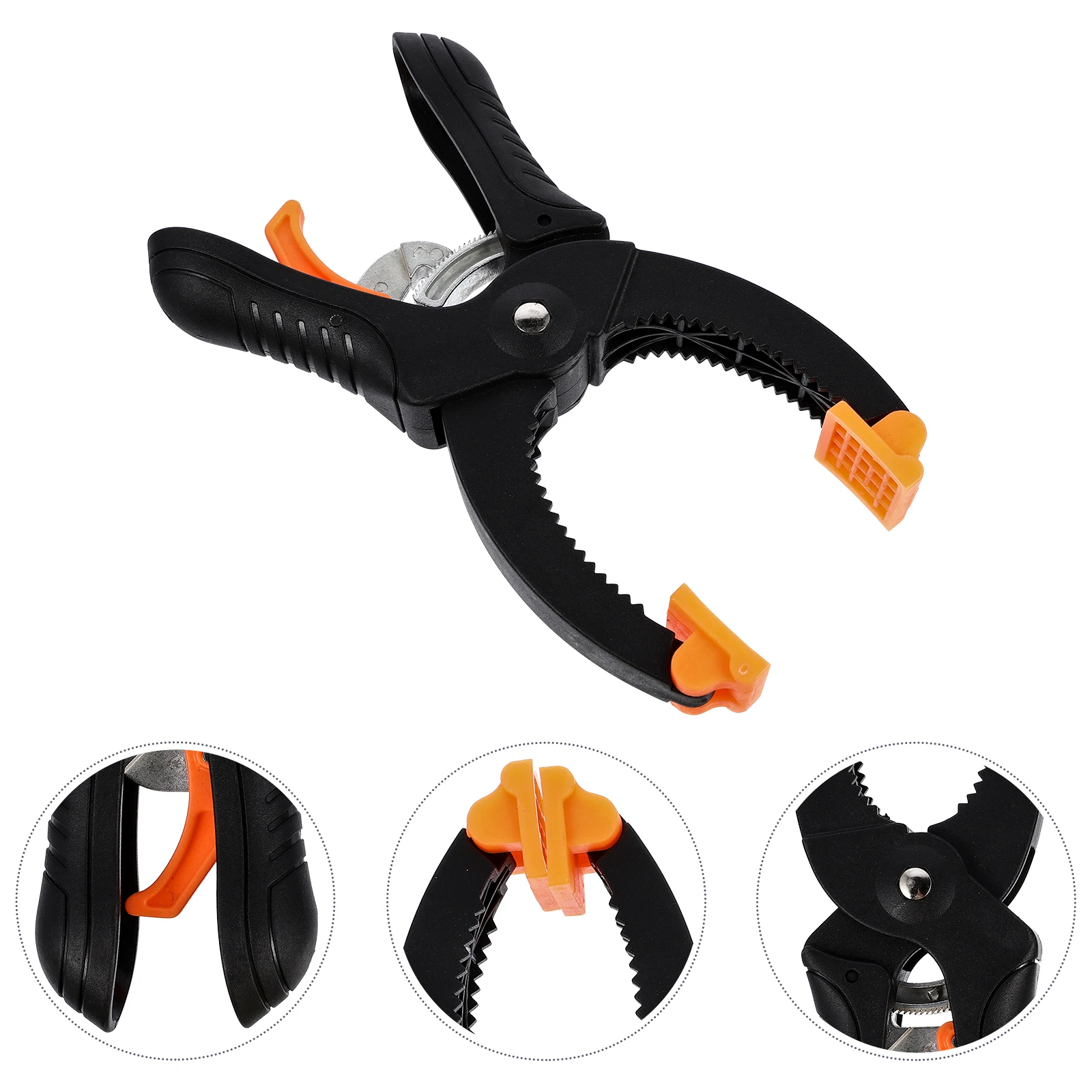 

2Pcs Quick Release Clamps Durable Lightweight Studio Background Cloth Clip Woodworking Photo Photographic Clamp Spring