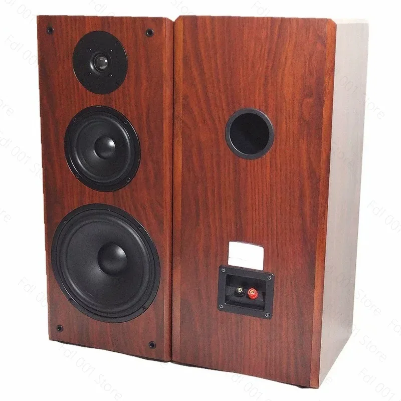 Speaker 8‑Inch Three‑Way Frequency High‑Quality Passive Low‑Medium‑High Wooden Speaker Home Theater HIFI