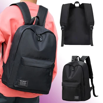 15 Inches Versatile Backpack Trendy Washable Oxford Cloth Co...