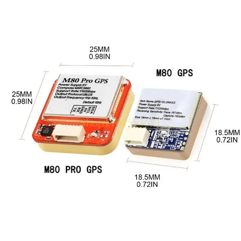Best seller M80PRO GPS QMC5883 Compass-QZSS SBAS Ricevendo Formato 5 V Potenza per droni FPV-RC