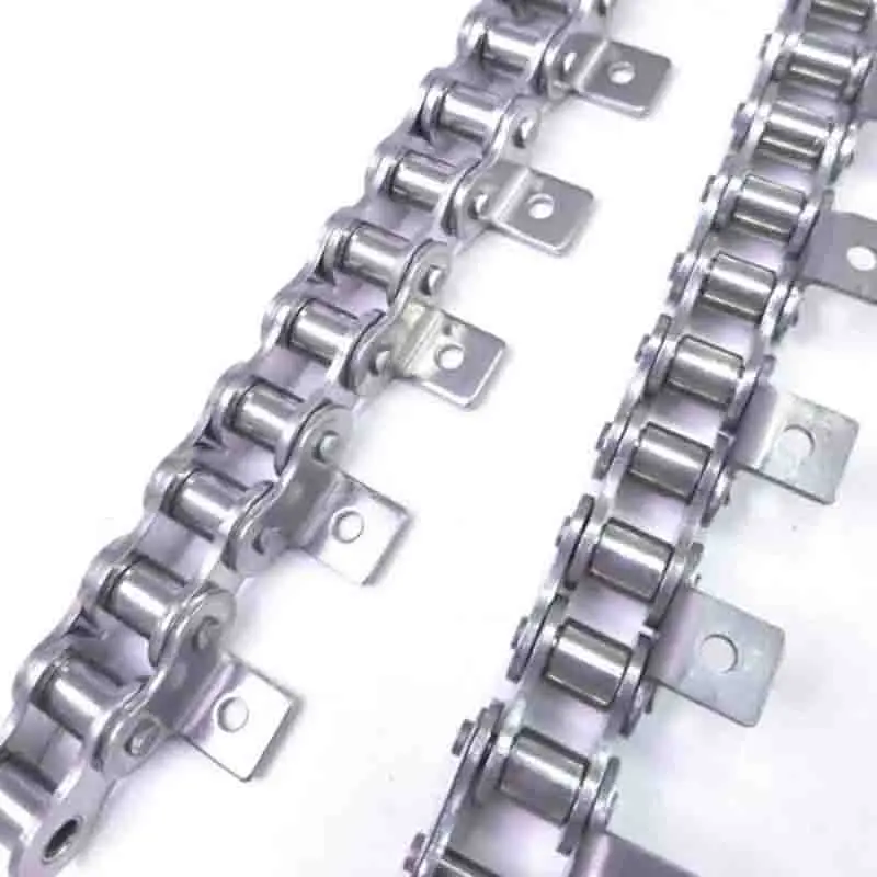 1 Stück 304 Edelstahl Industrielle Rollenkette mit Antriebsöse 06B 08B 10A für 1,5 Meter Förderband-Übertragung – Detail 2