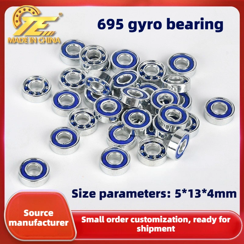 2PCS Rope Internet celebrity toy dynamic fingertip gyro 695 5  13 4 acrylic standing brand refrigerator sticker rotating bearing