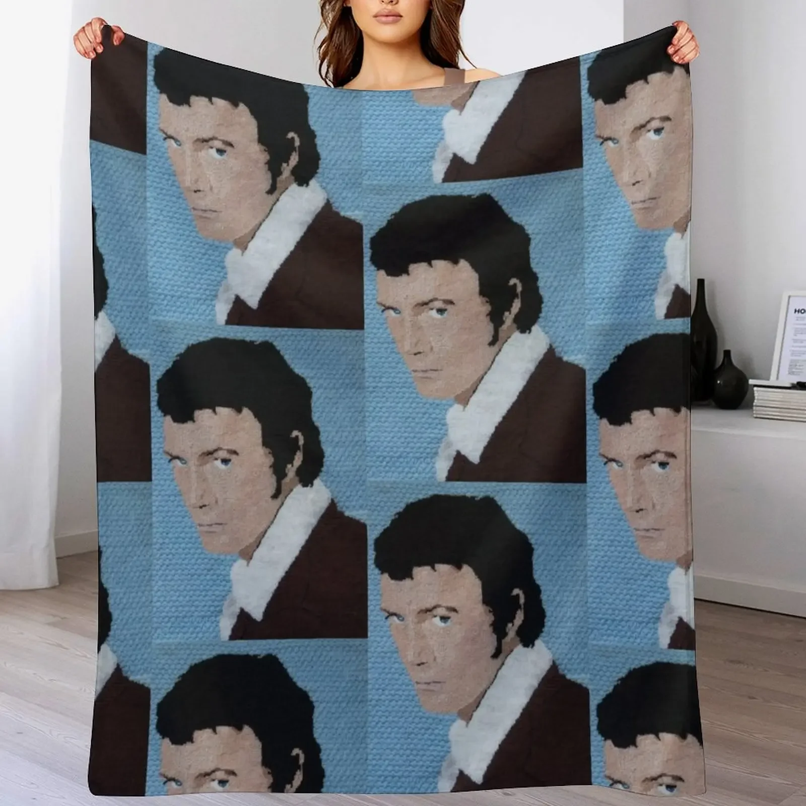 

Lewis Collins (Bodie) Throw Blanket No Pilling Soft Warm Blanket for Bed