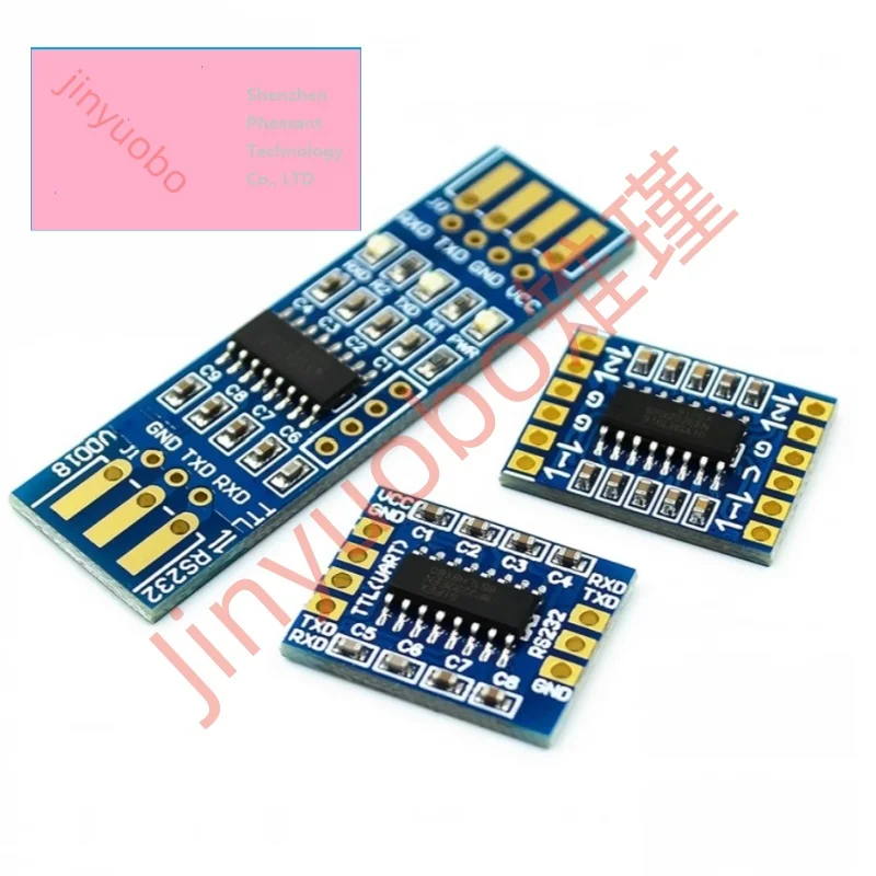 (1-10 pieces)RS232 SP3232 TTL to RS232 module, RS232 to TTL flashing cable, serial port module, gold-plated board