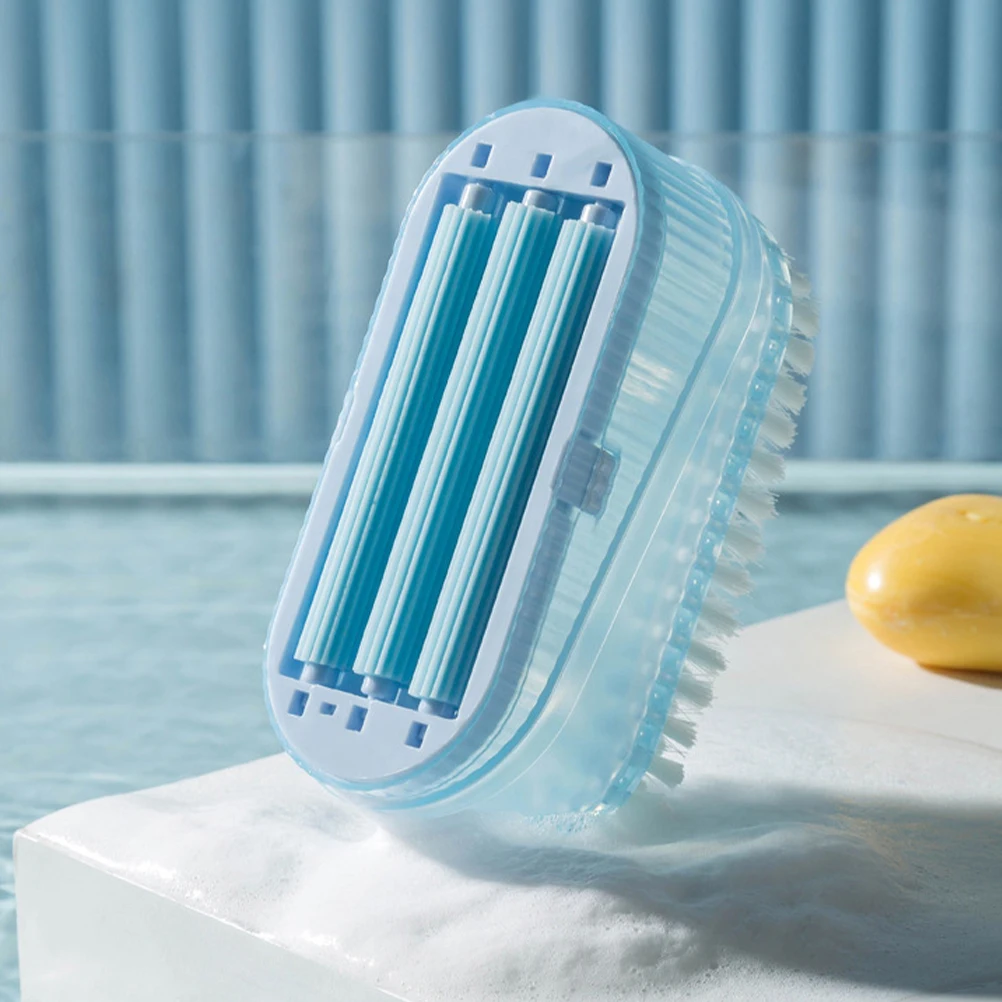 

Foaming Soap Box Brush Container Holder Dispenser Plastic Home Kitchen Bathroom Travel Portable for Clothes Shoe Dish