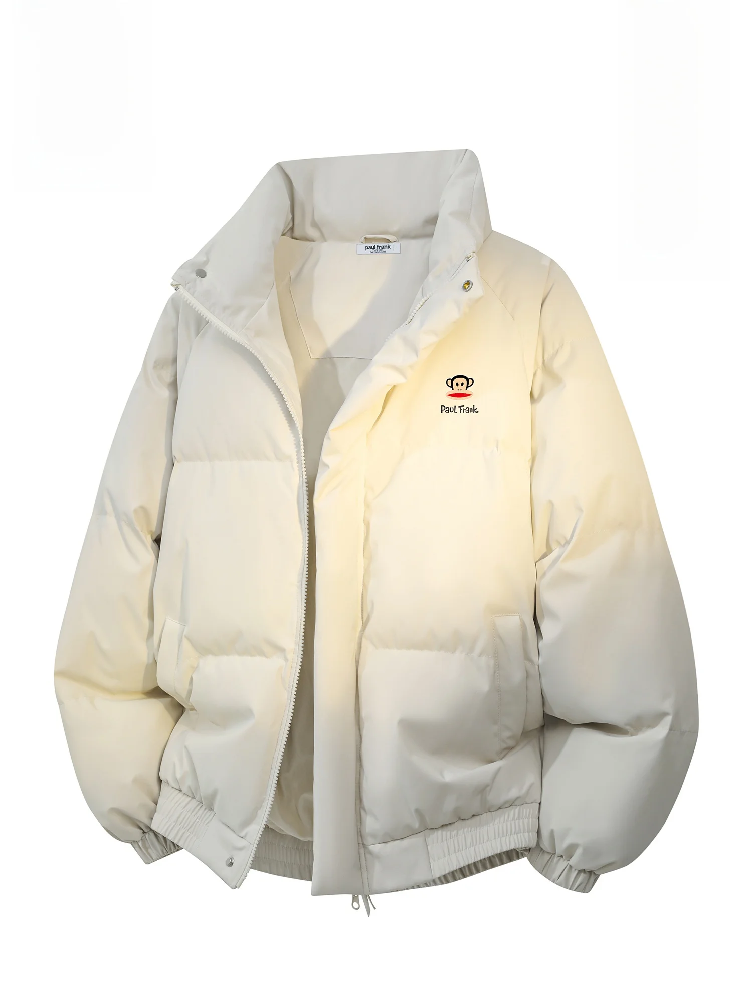 

Мужская зимняя повседневная теплая куртка Paul Frank из утолщенного хлопка, свободного кроя, с воротником-стойкой, длинными рукавами, на молнии, с анималистическим принтом