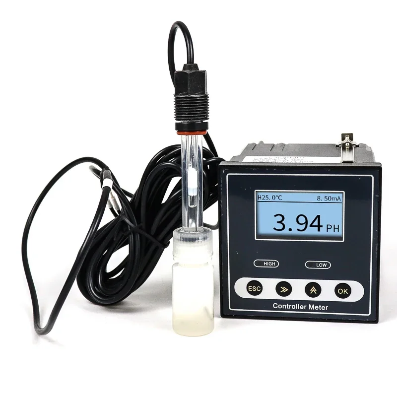 Medidor de ph digital para lago de peixes, medidor eletrônico de ph