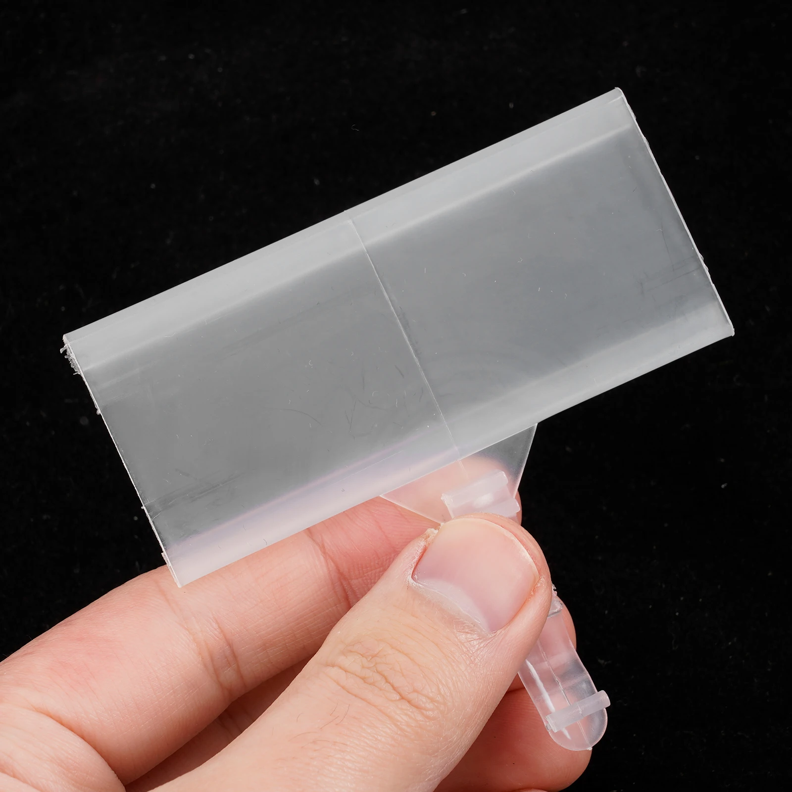 

20pcs Price Label Holder 76x35x1 5mm Plastic Card Slot Wire Rack Labels Clip On Basket Signs Supermarket Retail Store Shelf