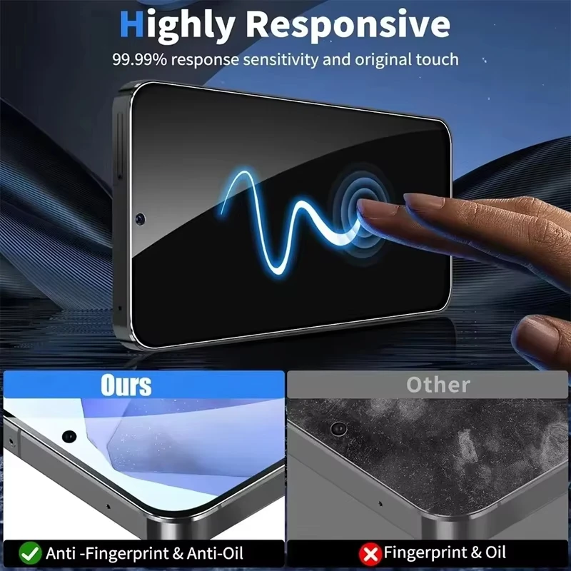 1-3Pcs Anti-Spy Tempered Glass For Samsung S25 S26 Ultra S23 S24 Plus A36 A37 A56 A57 A55 A35 A16 A17 A07 A26 Screen Protectors