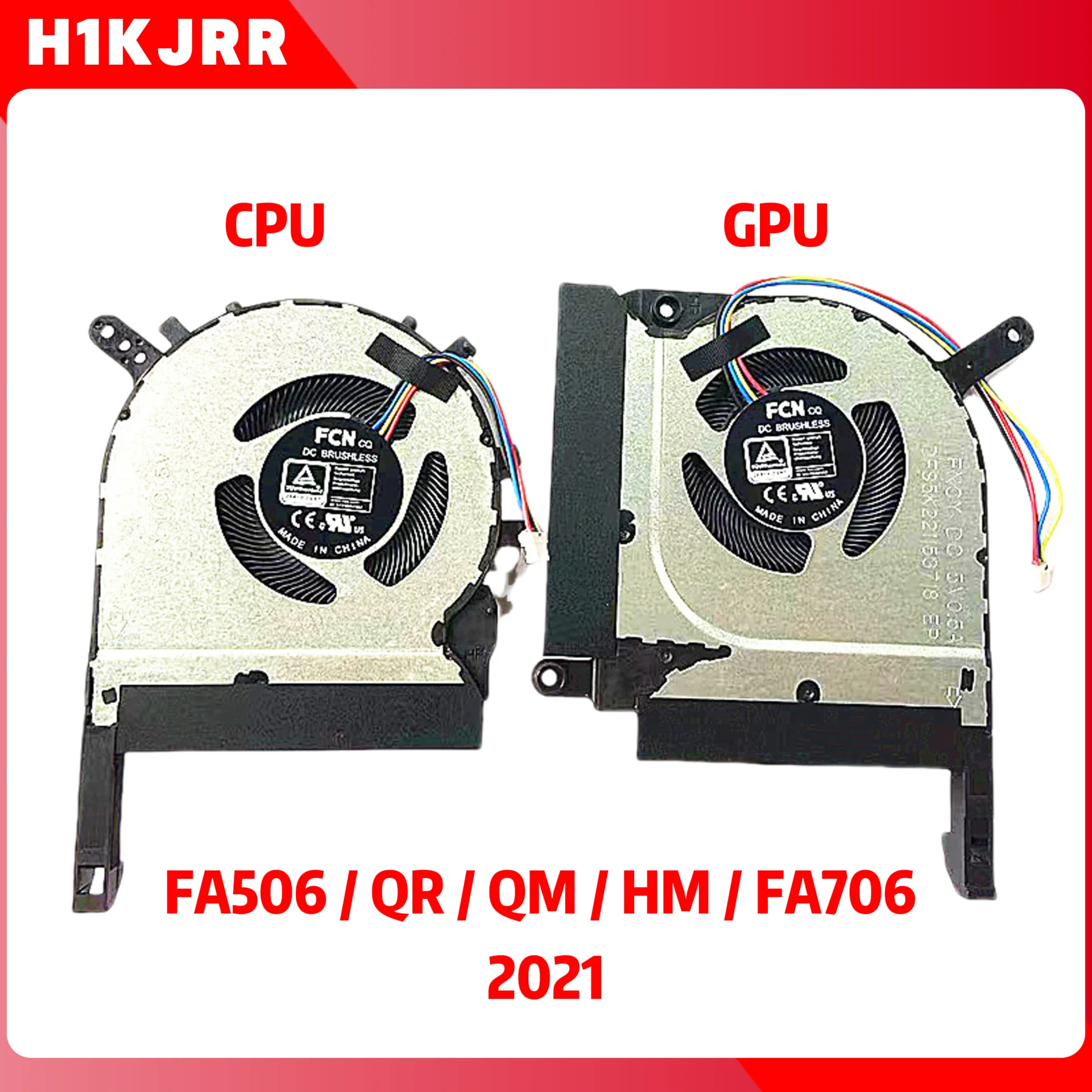 Новый оригинальный охлаждающий вентилятор для процессора и графического процессора, охлаждающий вентилятор для ноутбука Asus Chosen 2, Flying Fortress 9 FA506 QR QM HM FA706 2021, модель вентилятора Новый оригинальный охлаждающий вентилятор для процессора и графического процессора, охлаждающий вентилятор для ноутбука Asus Chosen 2, Flying Fortress 9 FA506 QR QM HM FA706 2021, модель вентилятора