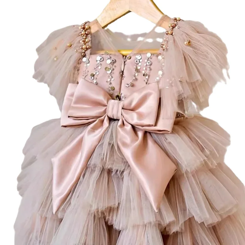Luxurious Women\'s Evening Dresses for Girls From 8 to 12 Years Old Wedding Guest Dress for Kids Girl Children Clothes Girl Party