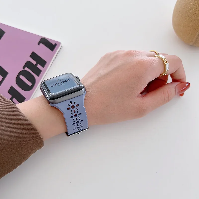 حزام سيليكون لساعة أبل ، ألترا 2 باند ، رياضة ، سلسلة iWatch 9 ، 8 ، 7 ، 6 ، SE ، 5 ، 4 ، 3 ، 49 ، 44: 50 41 ، 45 ، 38 ، 42 #4