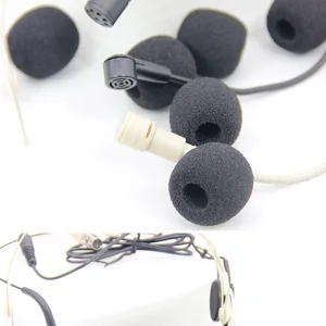 10 pcs Black MIC Protector Substitution Headset Foam Copper Stop Sponge Breeze Microphone Cover Meeting Cover Mic 8 Main Sales Microphone Foam - №5