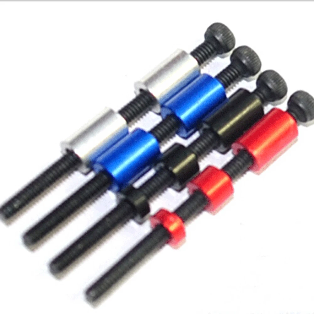 5Pcs 2x4x6mm Aluminium Tube The Four-Wheel Drive Vehicle Refitted Parts Without thread RTW