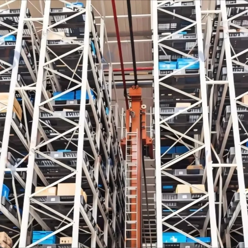 

Steel shelves elevated shuttle unmanned intelligent storage system adjustable and durable